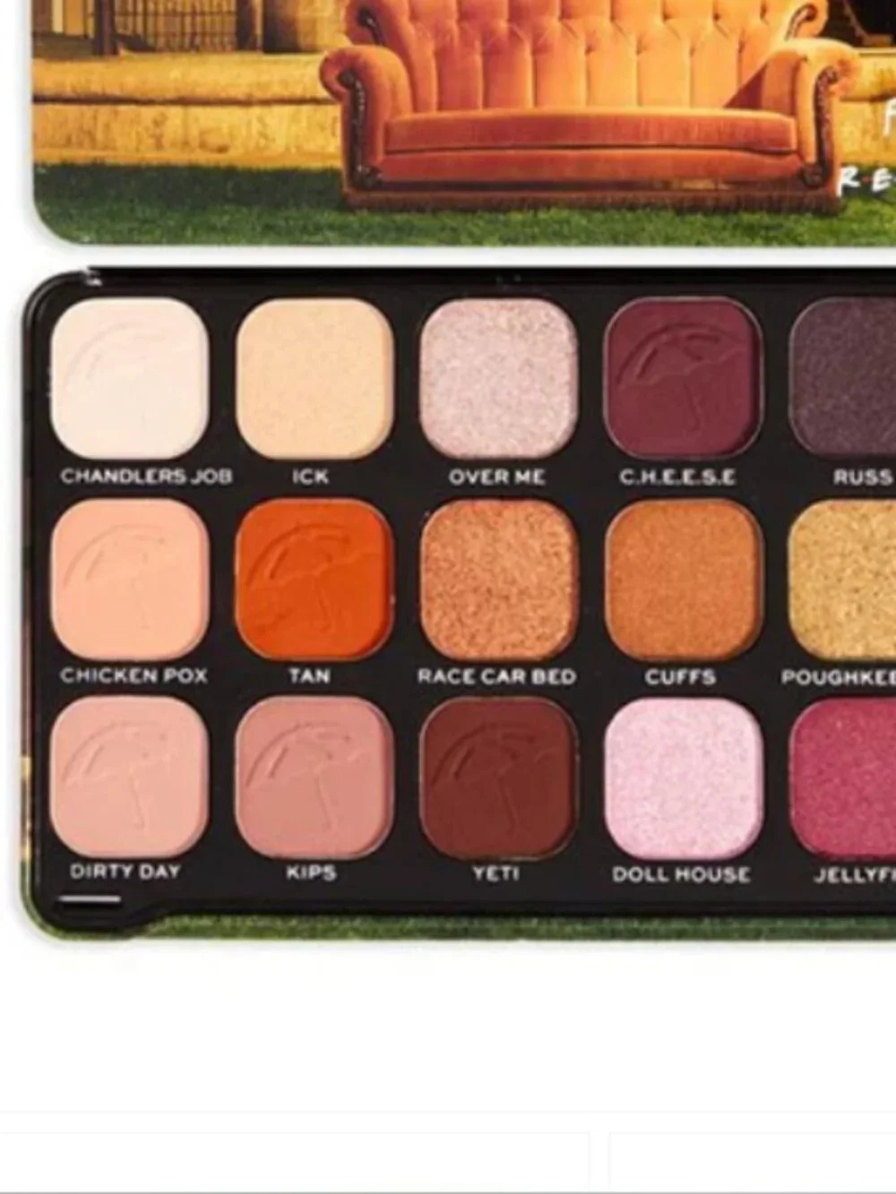 Makeup Revolution x Friends I'll Be There for You Eyeshadow Palette, 18 Shades